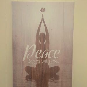 Peace begins with me sign